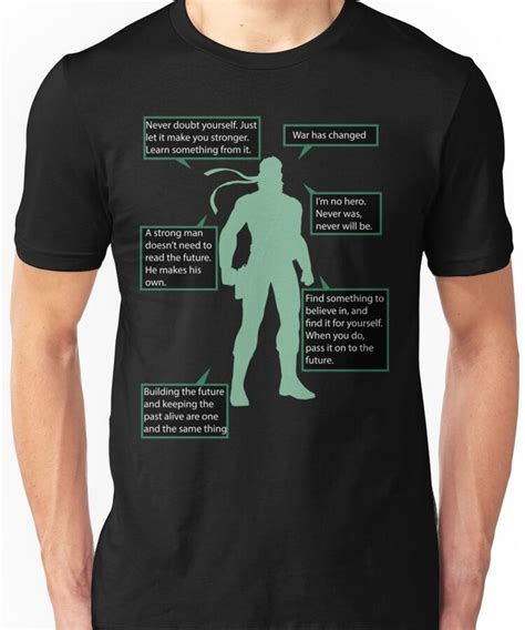 Anyone else actually remember the plot of mgs2? Metal Gear Solid Snake Quotes | Slim Fit T-Shirt | Snake ...
