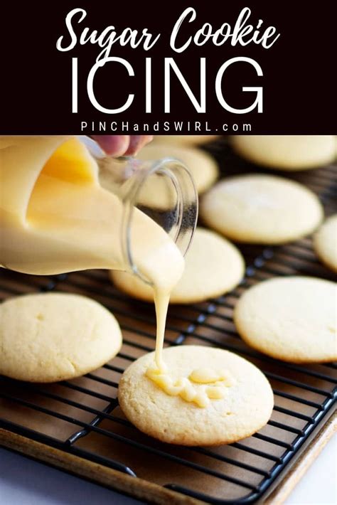 Collage of 4 cookie icing recipes. An easy Sugar Cookie Icing recipe that hardens so they're ...