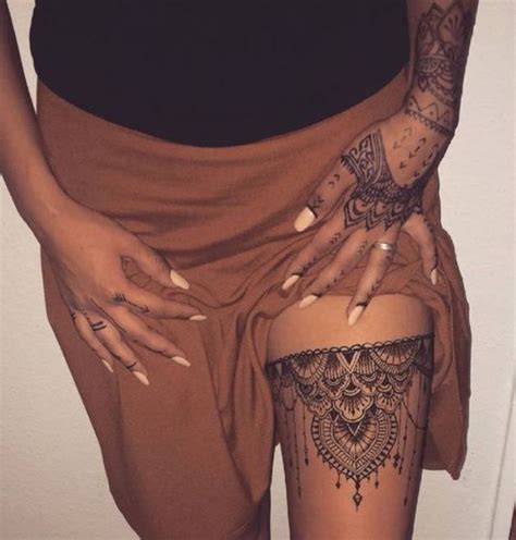 Body - Tattoo's - tatuaggio-mandala-donna-sulla-coscia - Lei Trendy # ...