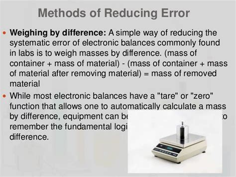 Those who calibrate or use electronic balances. Importance of uncertainty of measurement in chemistry