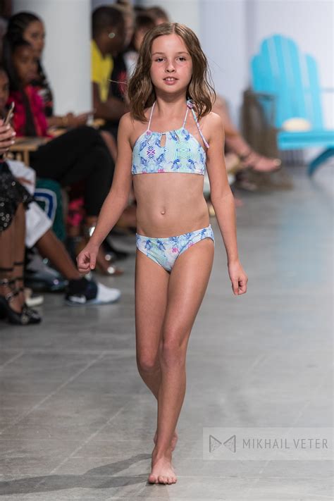 Fashion show of beachwear and swimwea. petitePARADE presented the latest trends by top designers ...