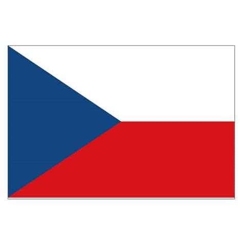 Daher gibt es auf dem kleinen territorium der tschechischen republik sehr viele burgen. Tschechische Republik Flagge - 5 x 3 Ft | partyfest.de