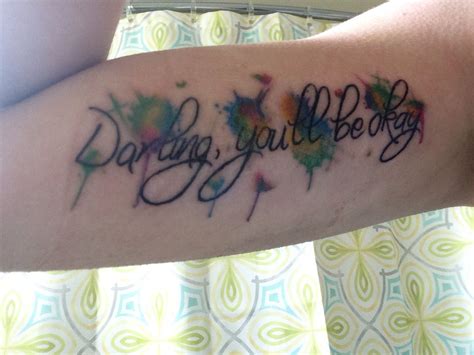 Then what are you waiting for? My watercolor/ pierce the veil tattoo | Tattoos, Up ...