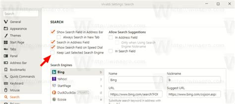 This is a web application just like chrome and also contain a chromium is licensed as freeware for pc or laptop with windows 32 bit and 64 bit operating system. Vivaldi 2.3: Keep Last Selected Search Engine