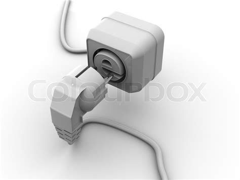 9,000+ vectors, stock photos & psd files. Plug and socket with symbol for ... | Stock image | Colourbox