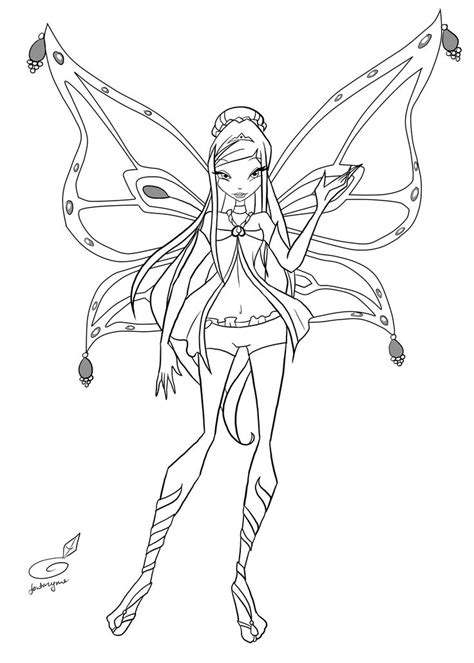 Gioco online delle winx club un entusiasmante gioco di combattimento e magia. Musa winx coloring pages