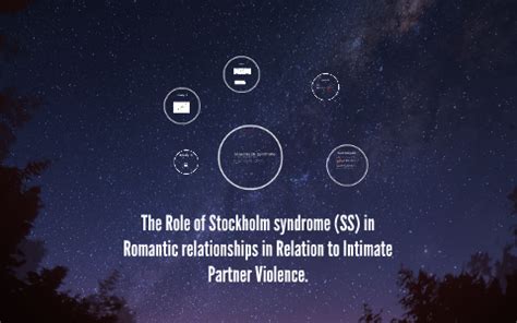 The role of Stockholm syndrome (SS) in romantic ...