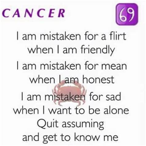 But that's not all that makes someone a good boyfriend. THE BEST DESCRIPTION I'VE SEEN ♋♋♋ | Cancer zodiac facts ...
