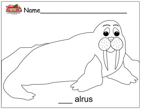 More images for the singing walrus coloring pages » Walrus #16522 (Animals) - Printable coloring pages