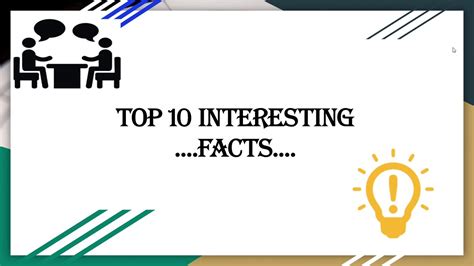 Top 10 Interesting Facts - YouTube