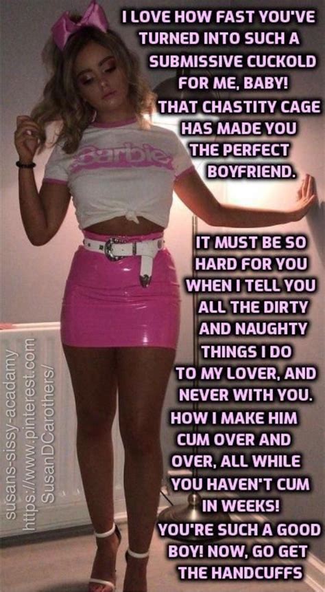 The guy isn't paying any attention to her and the shot is from her point of view. Pin on Cuckold Sissy Captions