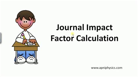 A journal impact factor is a measure of the yearly citation rate of articles published in a journal. Research Journal Impact Factor Calculation - YouTube