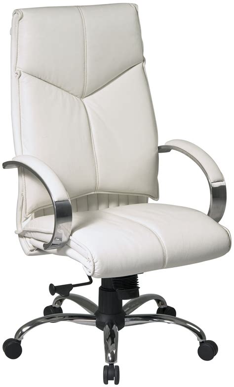 Choose from an array leather desk & office chairs. White Leather Chair
