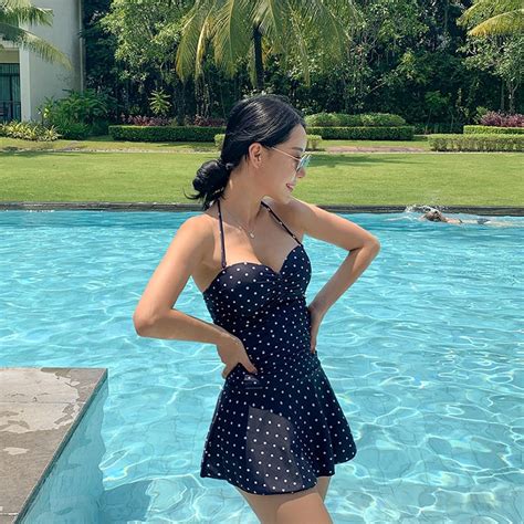 Check out with your citi credit card every weekday from 1 april to 30 archive offer: 2020 one-piece backless sling dot skirt hot spring holiday ...
