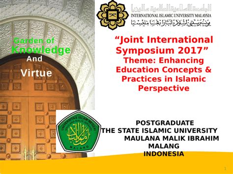 The islamic education system is based on the following principles: (PDF) Joint International Symposium 2017, Theme: Enhancing ...