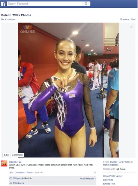 Gymnast farah ann abdul hadi blitzed the southeast asian games last week, bringing home six medals, including two gold, for malaysia. MALAYSIAN GOLD MEDAL GYMNAST under fire by Muslims for ...