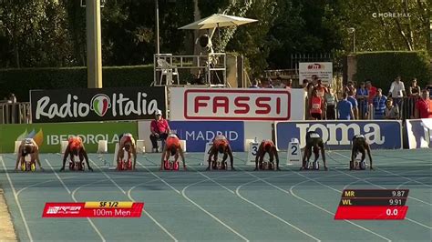 Simbini set the new african record of 9.84 seconds in the 100m to win at the gyulai istván memorial world athletics continental tour gold meet in székesfehérvár, hungary on tuesday (6 july). AKANI SIMBINE 9.98 Meeting Madrid 2018 Semifinal 1 - YouTube