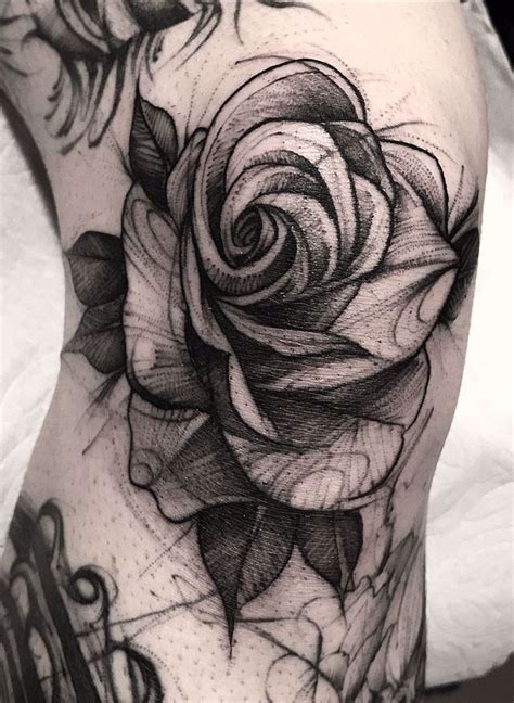 Tattoos bein bull tattoos badass tattoos leg tattoos black tattoos body art tattoos tattoos for guys tatoos knee tattoo. sketchy rose tattoo on knee © tattoo artist Bk_tattooer 💘🌹 ...