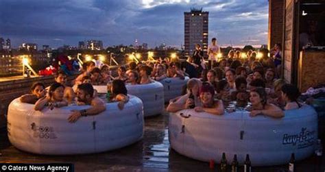 The city park cottage with home theater. Inflatable Hot Tub Party