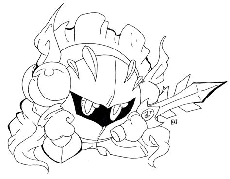 Check spelling or type a new query. Kirby Coloring Pages Meta Knight - Coloring Home