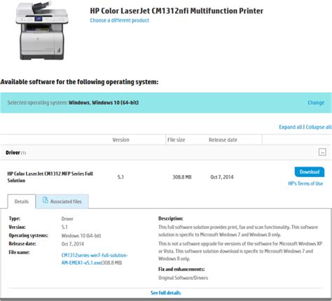 All drivers available for download have been scanned by antivirus program. HP COLOR LASERJET CM312NFI MFP WINDOWS 8 X64 DRIVER