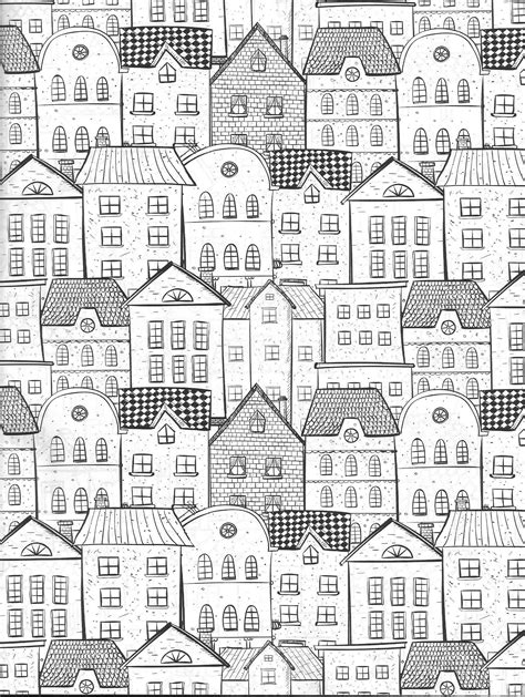 Report this resource to tpt. Cityscape coloring page : Vida Simples Cidade dos Sonhos ...