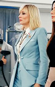 Last night, the film's stars, including cate blanchett, sandra bullock, rihanna, mindy kaling cate blanchett. Cate Blanchett as Lou Miller in Ocean's... : NOTES FROM ...