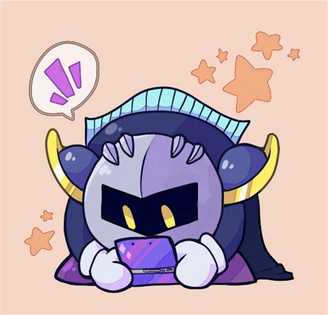 Cute meta knight with a 3ds! It looks just like mine ... Search images from huge database containing over 1,250,000 drawings.