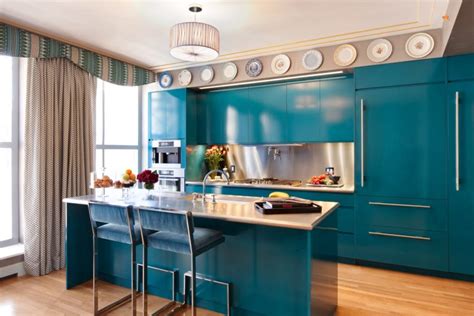 Yes, i have the contents of my kitchen cabinets piled on the breakfast room table and floor. 40 Colorful Kitchen Cabinets To Add A Spark To Your Home