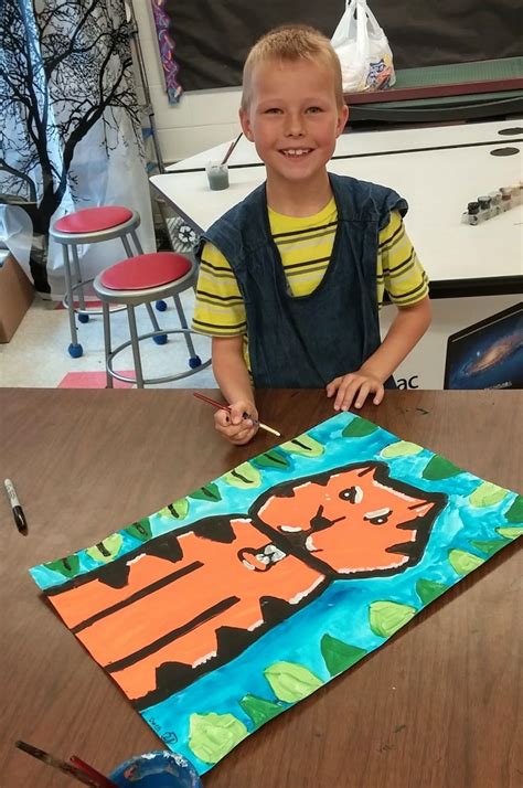 Categoria:dipinti di henri rousseau (it); Art with Mrs. Seitz: Rousseau Tigers | Kids art class, Art ...