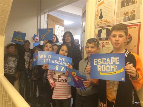 You can make them as simple or complex as you like. Kids' Exodus Escape Room Launched Worldwide - Merkos 302 News