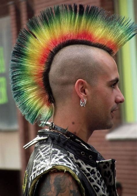 Cropped back and baby bangs. 65 New Punk Hairstyles for Guys in 2015