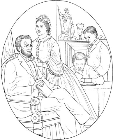 More images for george washington and abraham lincoln coloring pages » Abraham and Mary Todd Lincoln coloring page ...