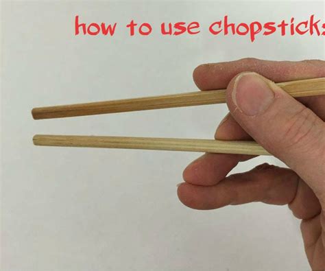 Try to move one of the chopsticks in this state. How to Use Chopsticks : 3 Steps (with Pictures) - Instructables