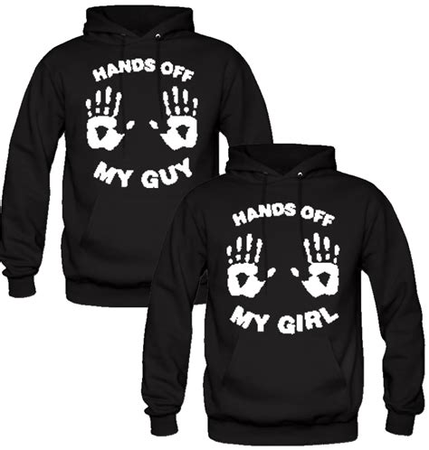 Hands Off My Guy Girl Love Couple Hoodies - TeeeShop | Couples hoodies, Hoodies, Sweatshirts