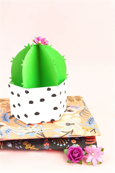 Diy paper cactus diy 3d paper cactus (origami) easy to decor any space | room decor 2020. DIY Potted Paper CactusMaritza Lisa