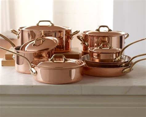 Shop for copper pan sets online at target. Mauviel Copper 150b 12-Piece Cookware Set | Copper ...