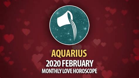 As loving venus leaves air sign gemini and joins forces with your caring sign on june 2, your favorite thing to do is take care of people, which makes your current partner one very lucky person. Aquarius 2020 February Monthly Love Horoscope