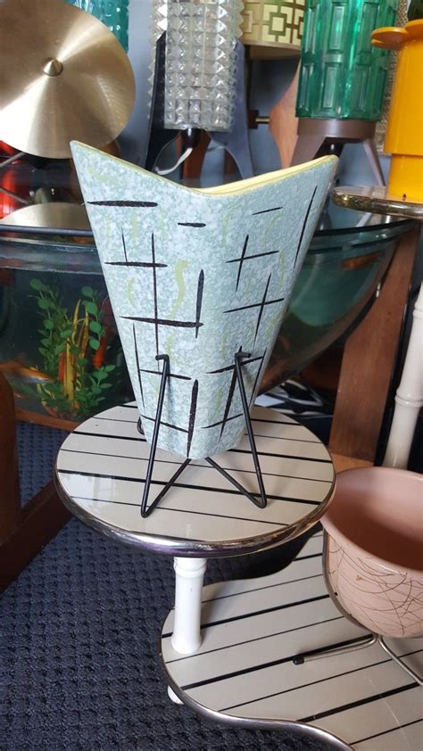 Mid century modern cookson ohio pottery planter rectangular gray pot vase #101. Atomic planter | Retro mid century, Decor inspiration, Decor