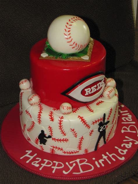 How to ice a cake, how to use fondant, how to fill a cake, mermaid birthday cake. Cincinnati Reds Birthday Cake | Red birthday cakes, Cake ...