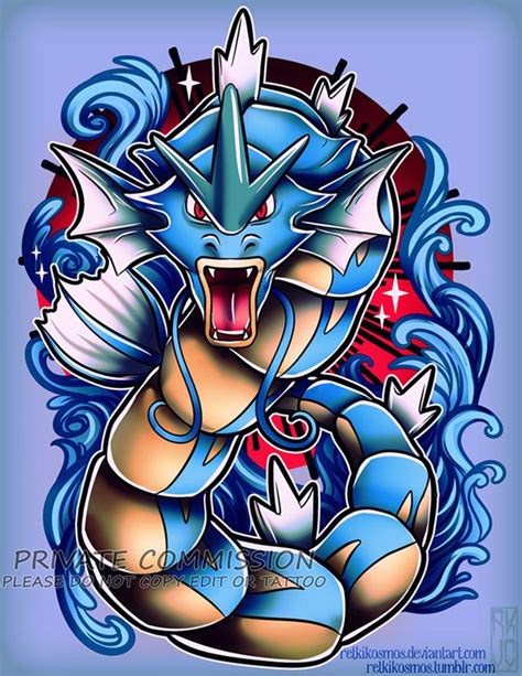 Met wie is elia viviani aan het daten in 2021? Gyarados | Pokemon tattoo, Pokemon art, Pokemon