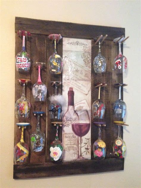** *now available in 24 x 10 for. Wine glass holder made out of wood pallets thanks to the ...