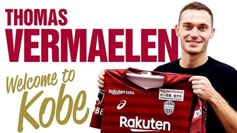 The belgian will join iniesta, villa and samper at vissel kobe. Vermaelen, presentado por el Vissel Kobe