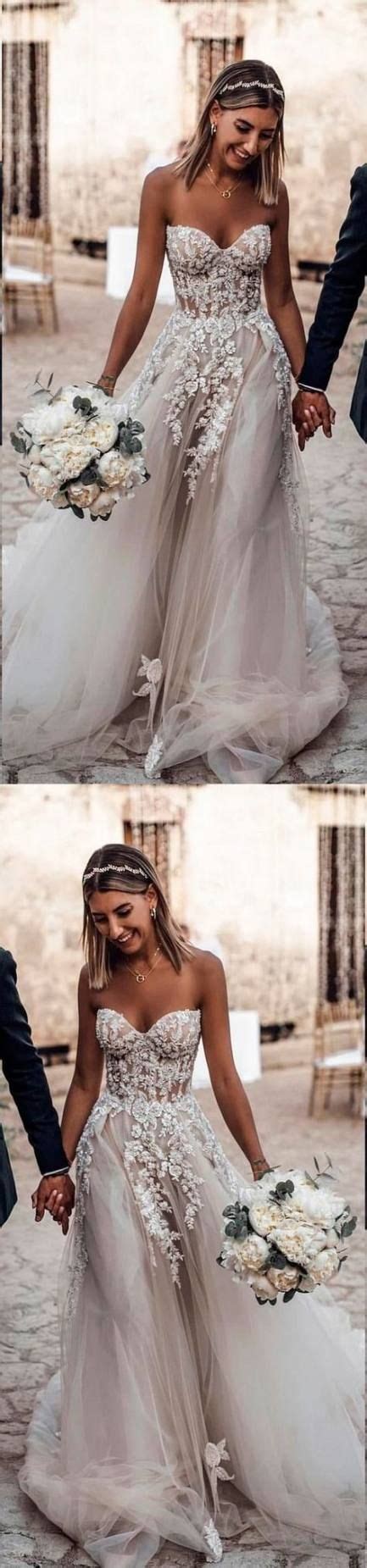 If you live in an incredibly hot destination, you may want to opt for a sleeveless wedding dress, but you can definitely embrace dresses with sleeves if the summers are mild. 67+ ideas wedding dresses rustic lace #wedding (With ...