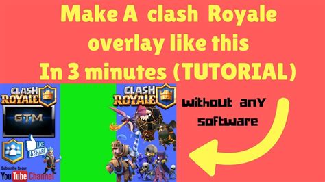 How to restart clash royale on iphone. How to make your own clash royale overlay - YouTube