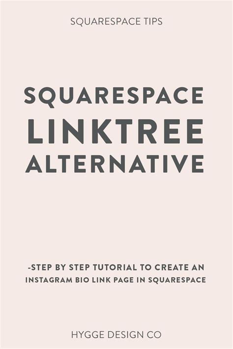 Anchor links (or page jumps) are special urls that take you to specific places on a page. Squarespace Linktree Hack — Hygge Design Co in 2020 ...