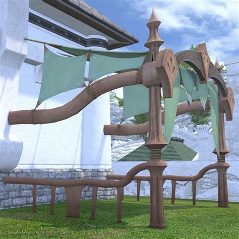 We would like to show you a description here but the site won't allow us. Glade Awning FFXIV Housing - Exterior decoration