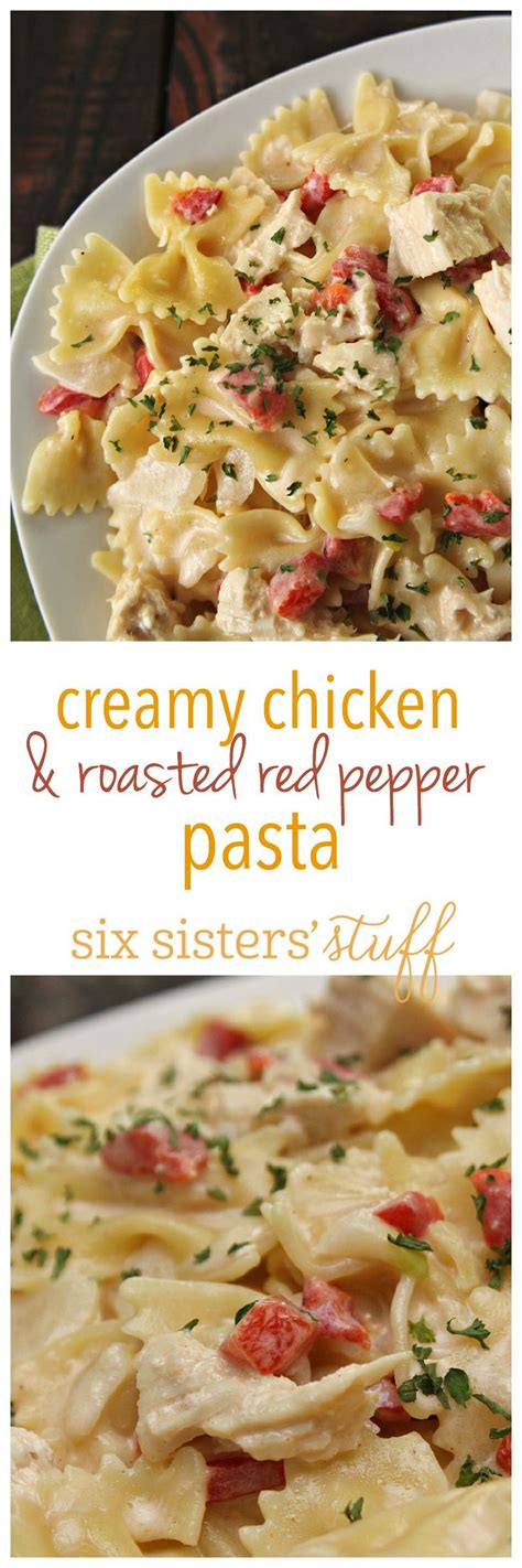 View email delivery statistics for sixsistersstuff.com, including open rates, send rates, and smtp bounce codes. Creamy Chicken and Roasted Red Pepper Pasta on ...