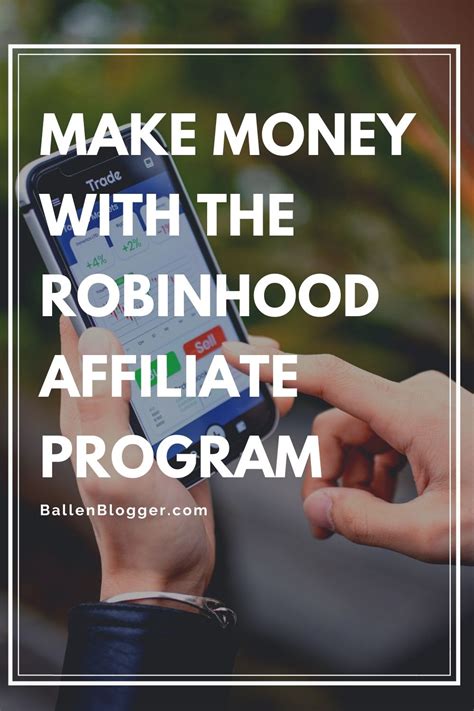 In this section, i will present some of the best finance affiliate programs so if you are a financial blogger stay tuned. Robinhood Affiliate Program | Ballen Blogger 2021
