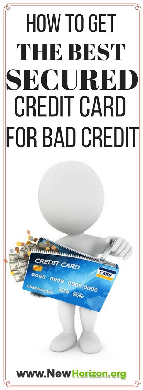 There are credit cards specifically designed for people with bad credit. How To Get The Best Secured Credit Card for Bad Credit | Secure credit card, Miles credit card ...